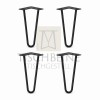 Hairpin Legs 20 cm Schwarz 4er Set