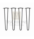 Hairpin Legs 40 cm aus Metall, 4er Set