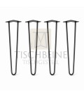 Hairpin Legs 45 cm aus Metall, 4er Set