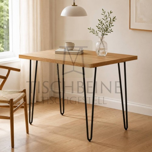 Hairpin Legs 60 cm Schwarz 4er Set