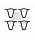 Hairpin Legs 10 cm aus Metall, 4er Set